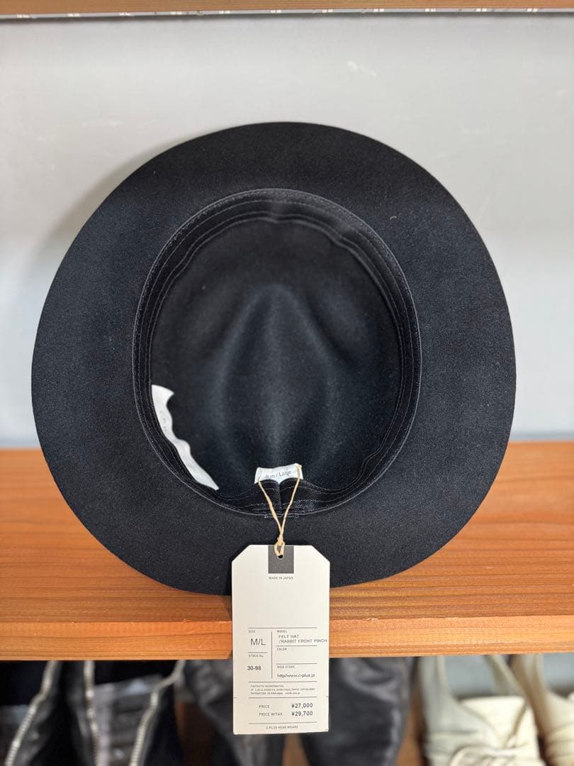 【未使用新品】店舗完売品　CPH フェルトハット　M/L