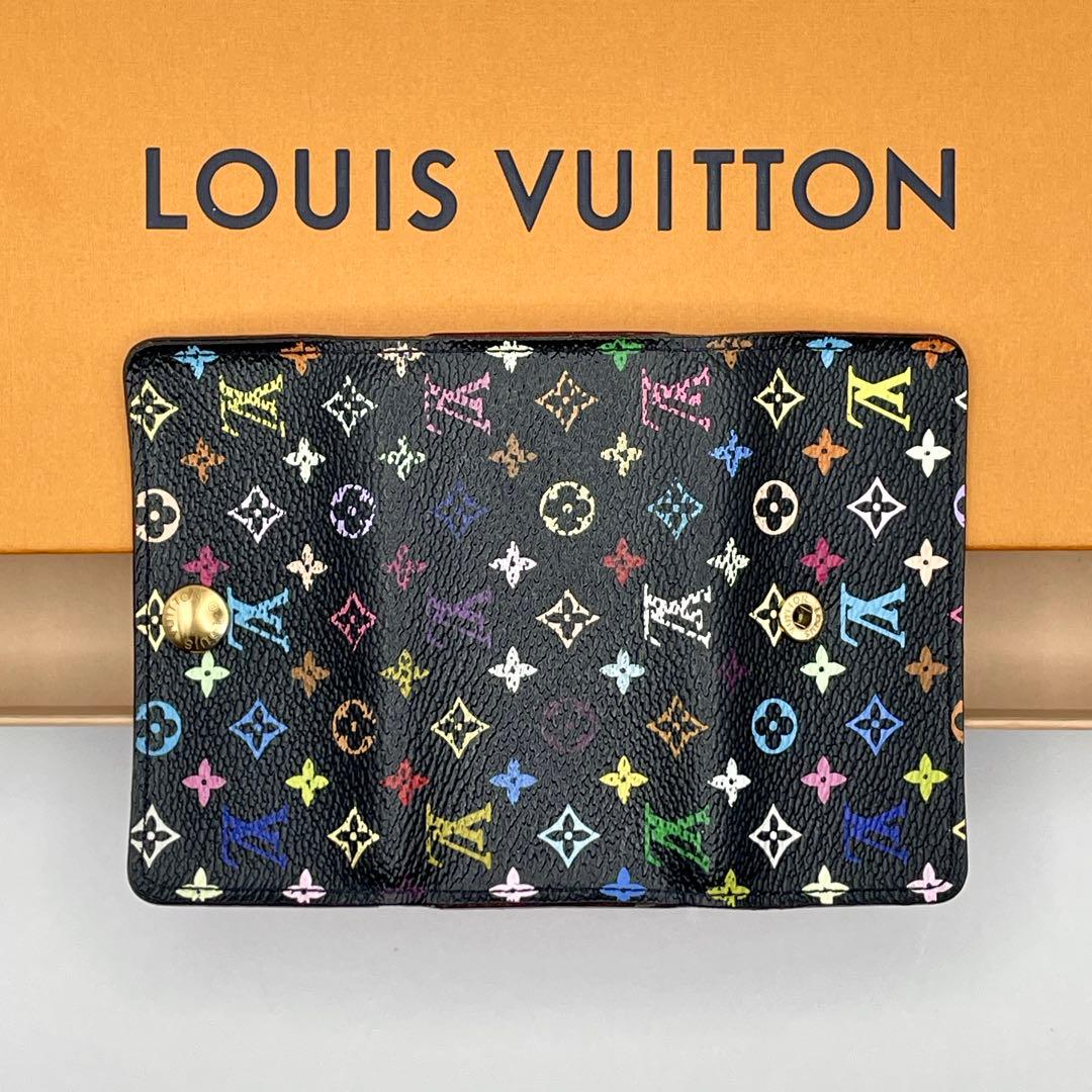 ルイヴィトン マルチカラー ミュルティクレ4 キーケース 4連 ブラック