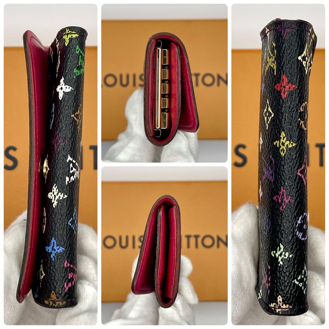 ルイヴィトン マルチカラー ミュルティクレ4 キーケース 4連 ブラック