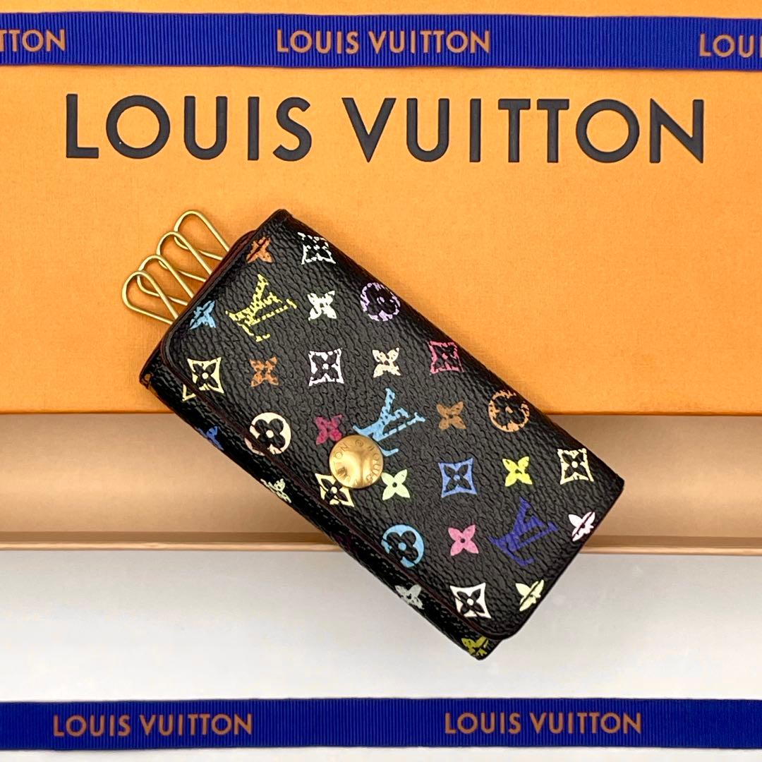 ルイヴィトン マルチカラー ミュルティクレ4 キーケース 4連 ブラック