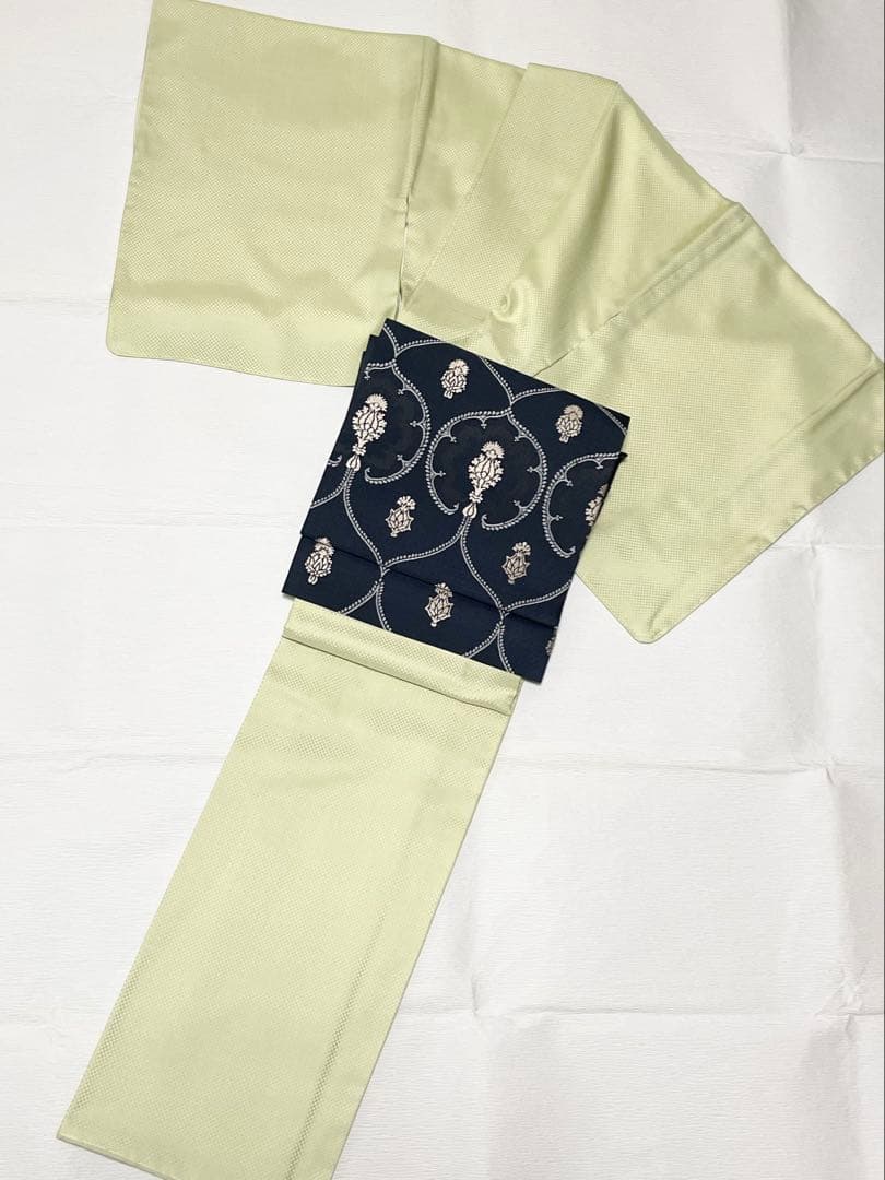 専用です　勝山健史　九寸名古屋帯　イタリア裂