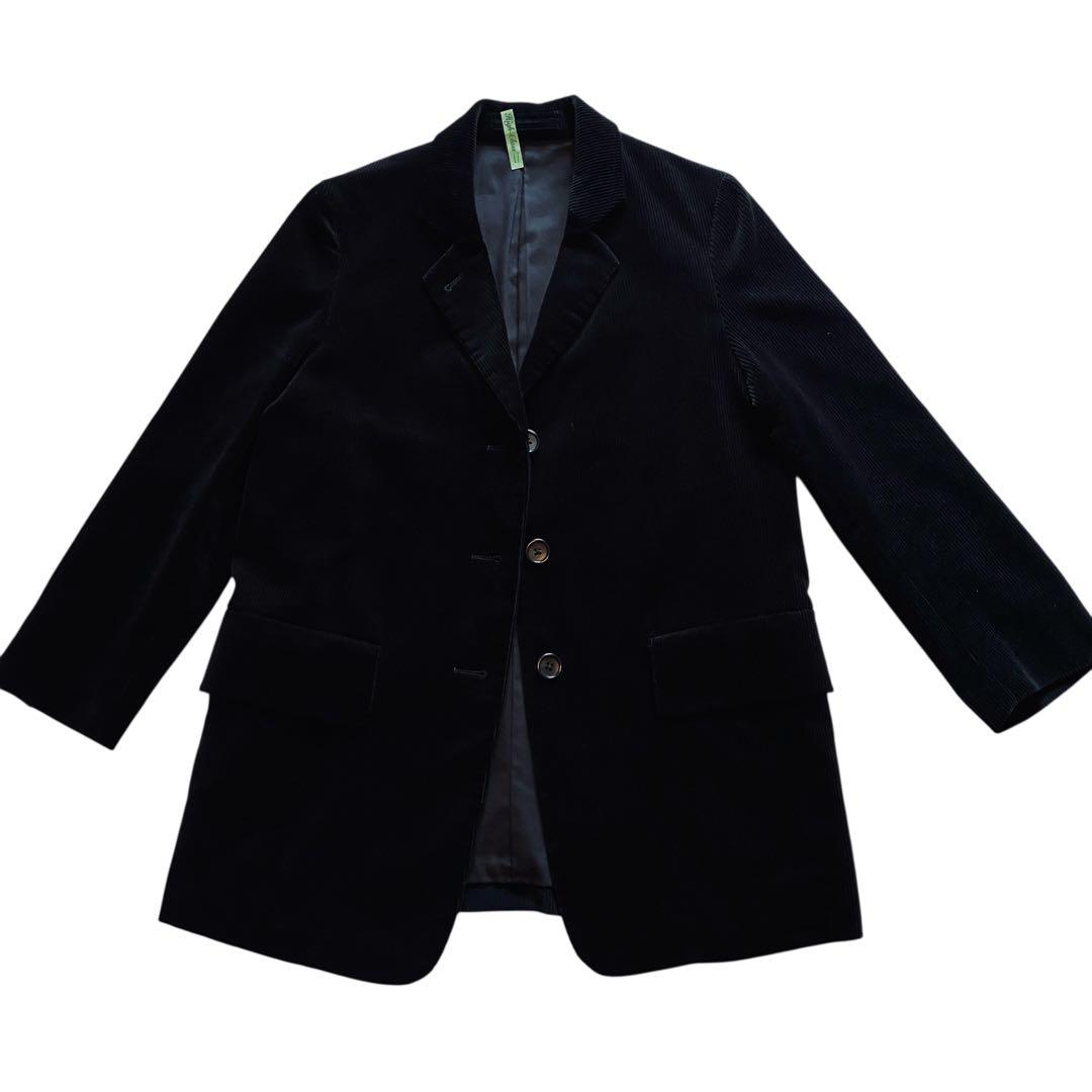 美品　マーガレットハウエル　レディース　コーデュロイ　テーラード　ジャケット　黒