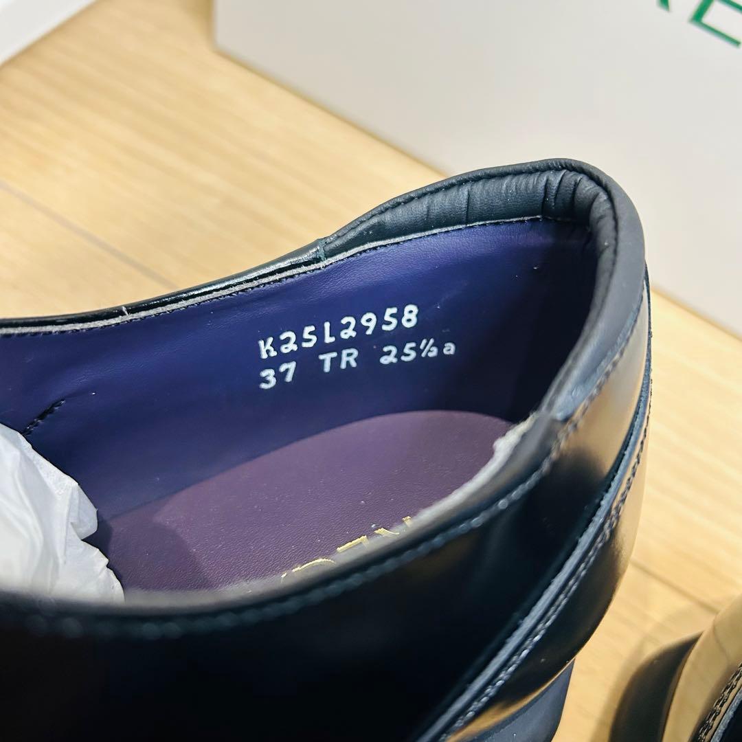 【新品】REGAL 37TR ダブルモンク スクラッチタフレザー 黒 25.5㎝