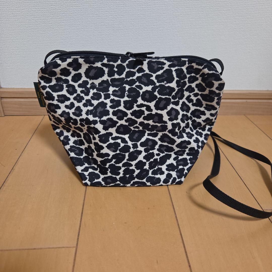 Herve Chapelier 2885F ヒョウ柄 ショルダーバッグ