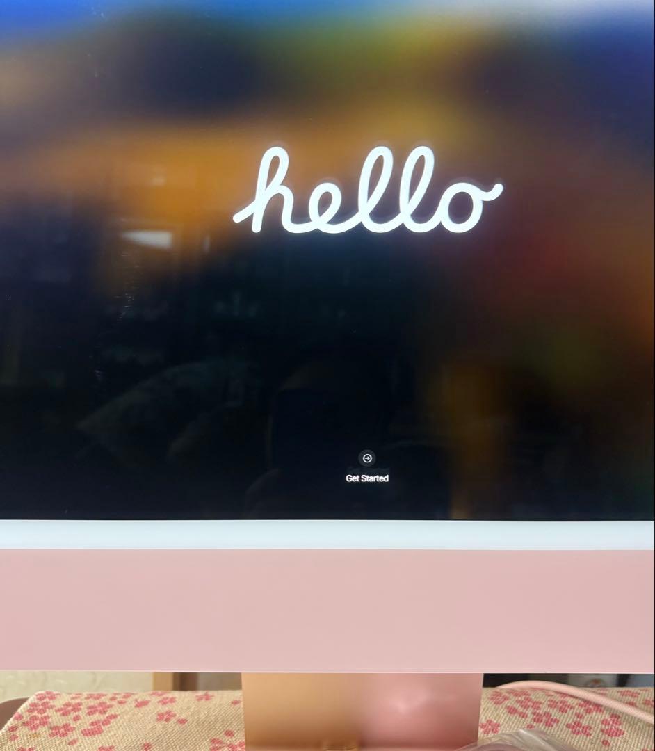 taka様用　iMac M1 24inch MGPM:美品　ピンク