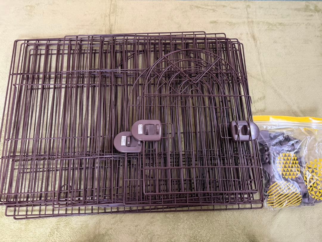 キャットケージ 3段式 ダーク系