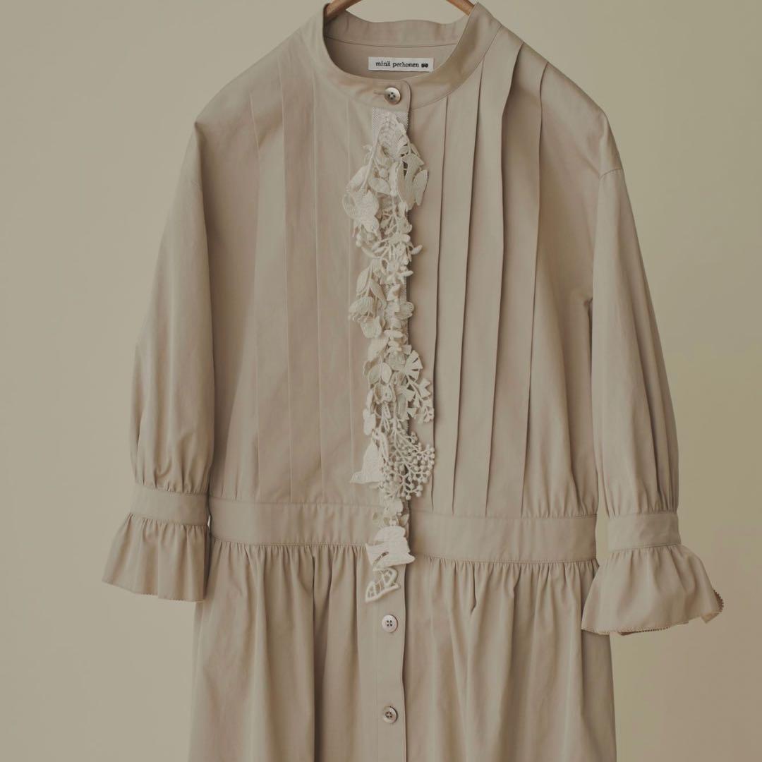 ミナペルホネン forest parade ドレス 黒 サイズ40