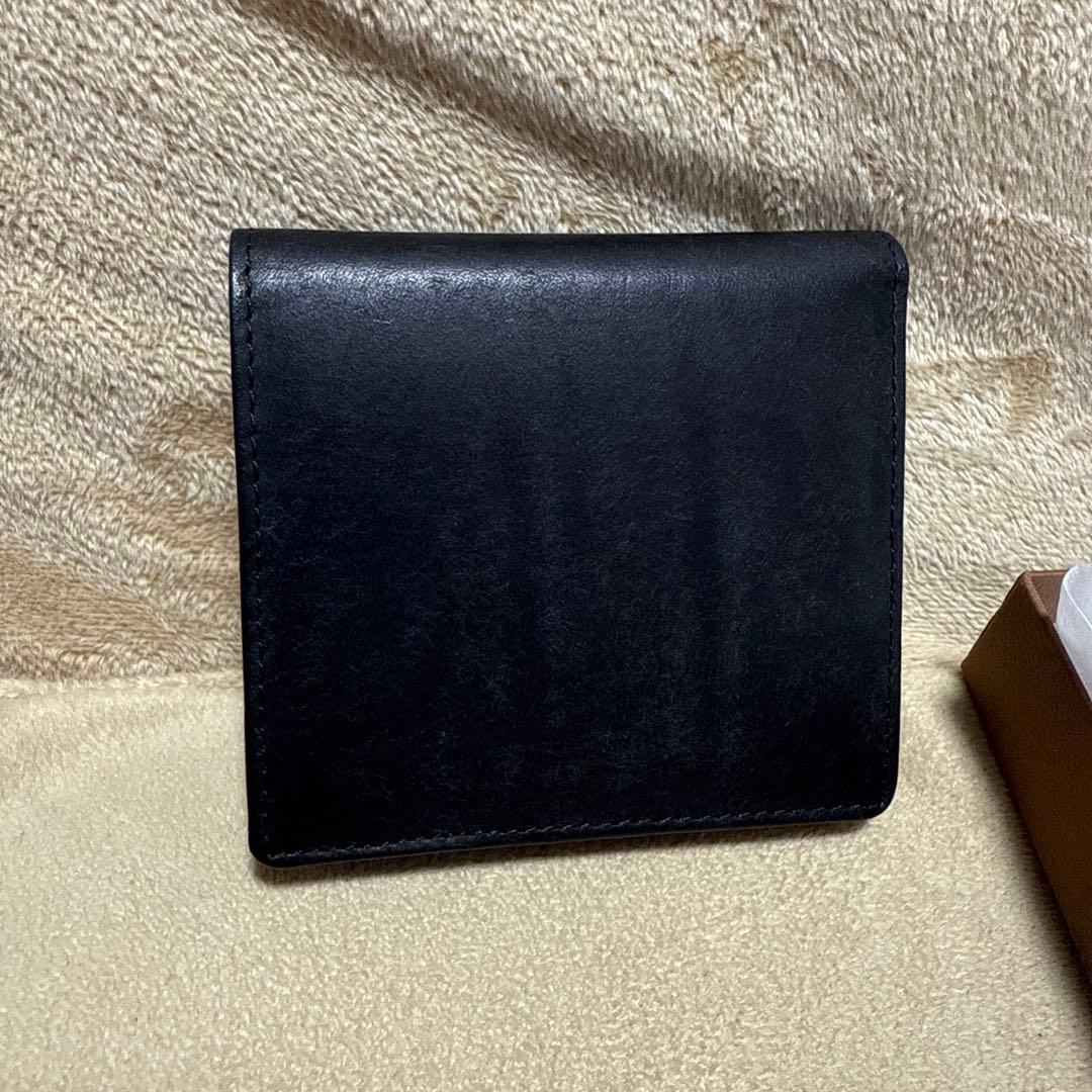 SEASARシーサー Integral 二つ折り財布 プエブロレザー ネロ