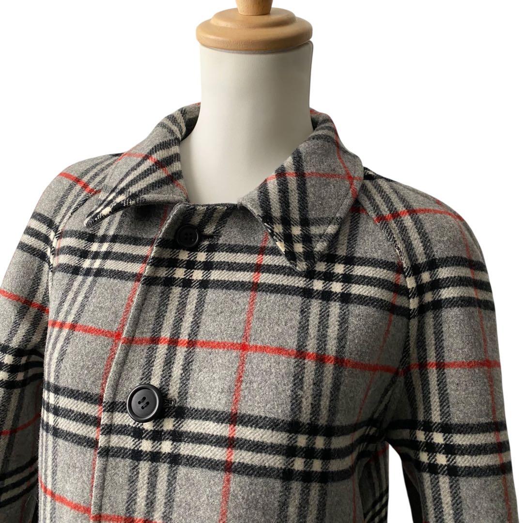 【極美品】 バーバリーズ ノバチェック リバーシブル コート ダブルフェイス L