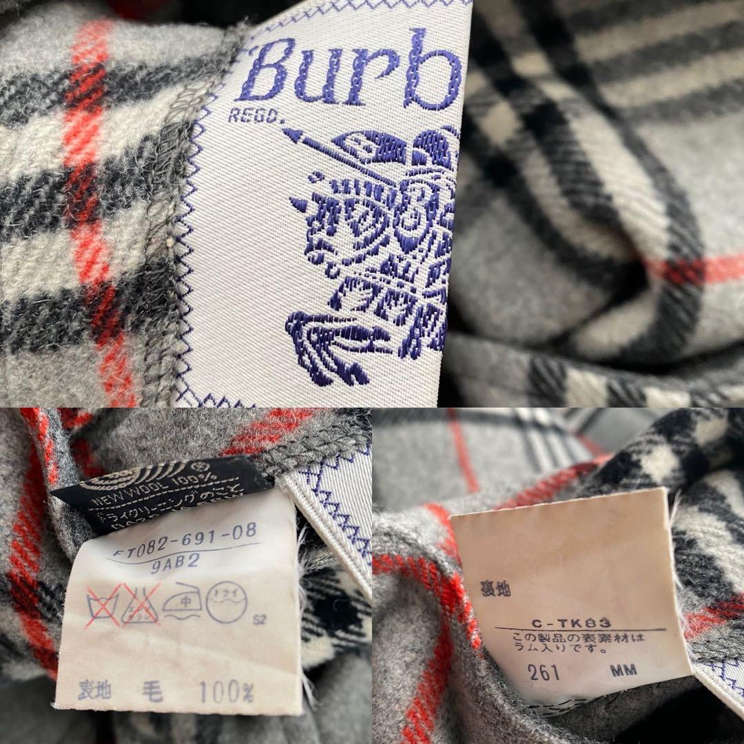 【極美品】 バーバリーズ ノバチェック リバーシブル コート ダブルフェイス L