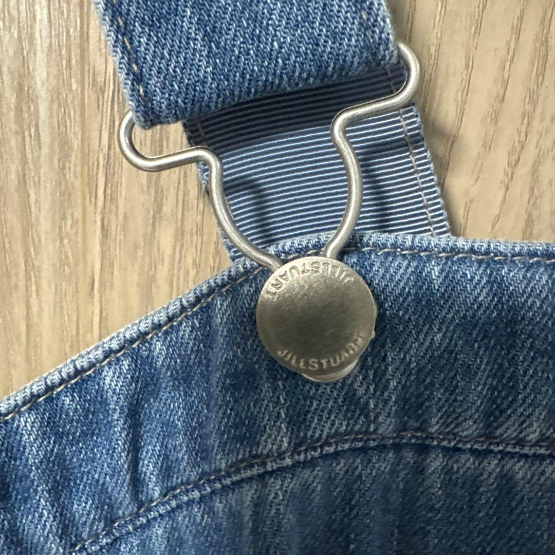 新品タグ付！ジルスチュアート デニム サロペット ジャンパースカート ジャンスカ