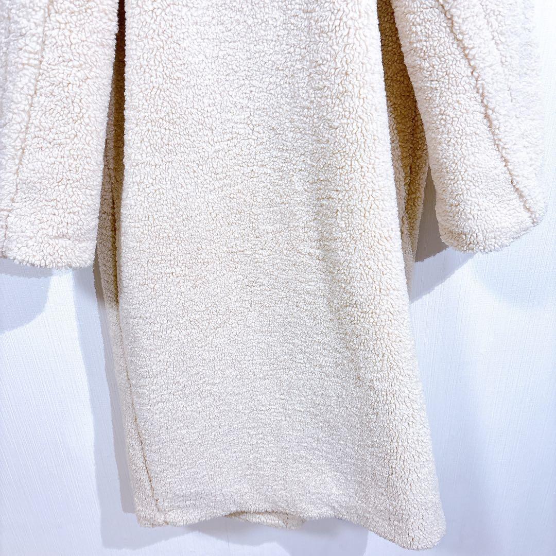 【美品◇完売品】ZARA ザラ　エクストラロング フェイクボア　テディベアコート