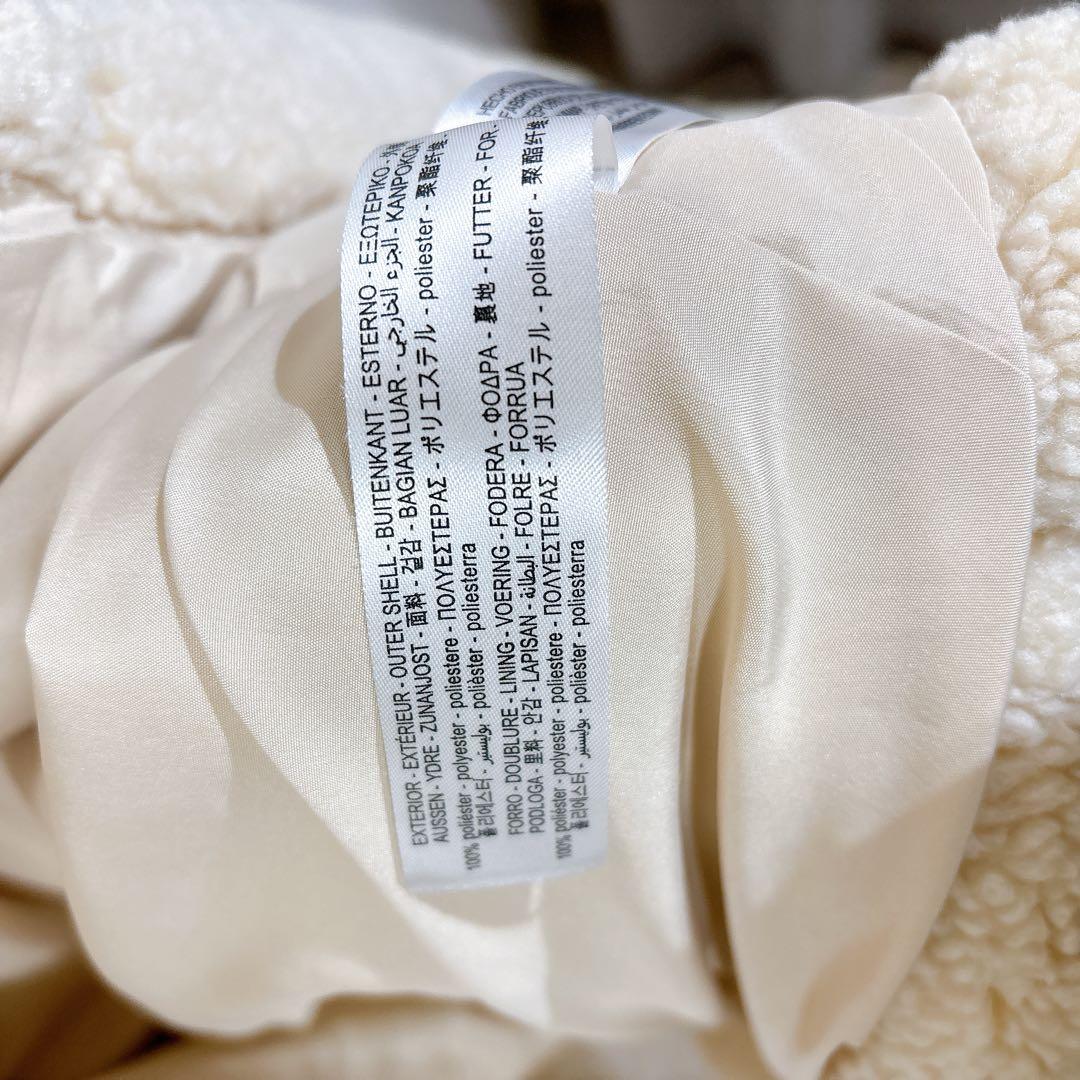 【美品◇完売品】ZARA ザラ　エクストラロング フェイクボア　テディベアコート