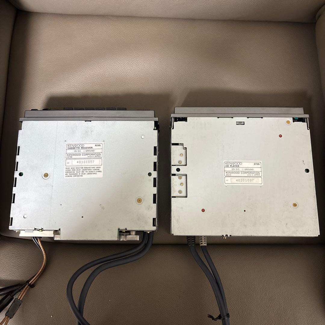 KENWOOD ケンウッド R705 D705 カセットデッキ　CDプレイヤー