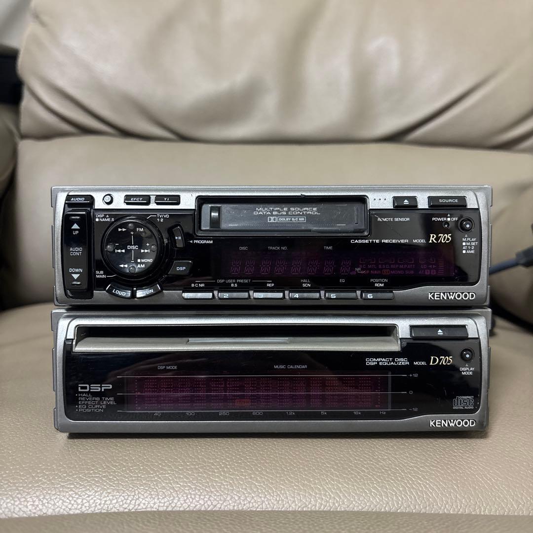 KENWOOD ケンウッド R705 D705 カセットデッキ　CDプレイヤー