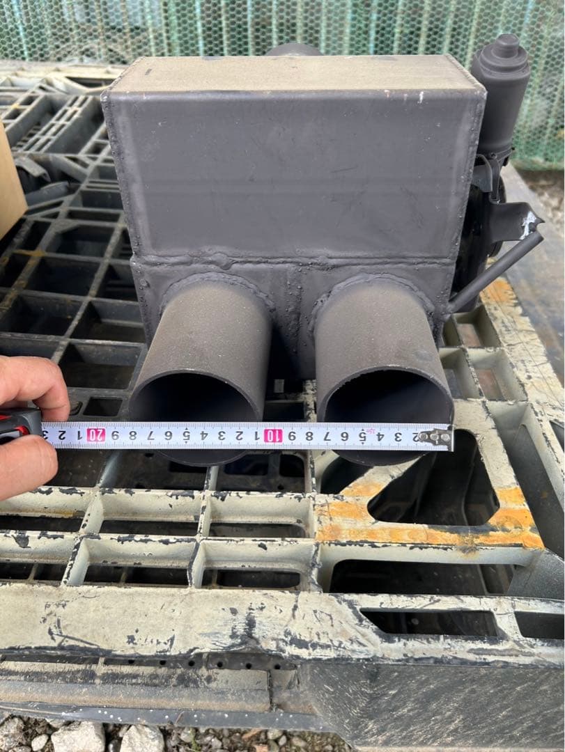 て*ず様 ダブルマフラー　マニ割　チェンジャー　デコトラ