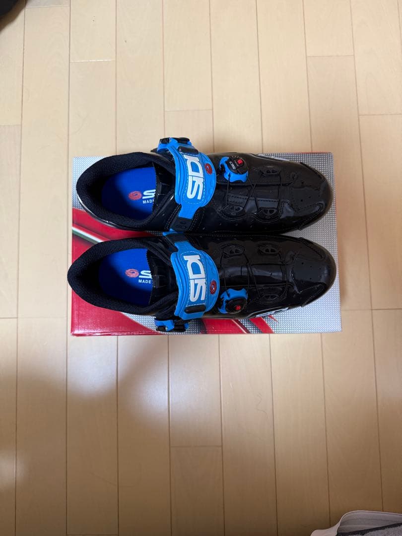 SIDI サイクリングシューズ ブラック/ブルー