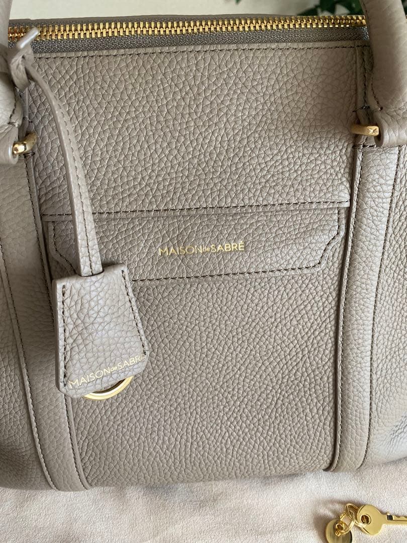 メゾンドサブレ-スモールトラベルトートCashmereClay