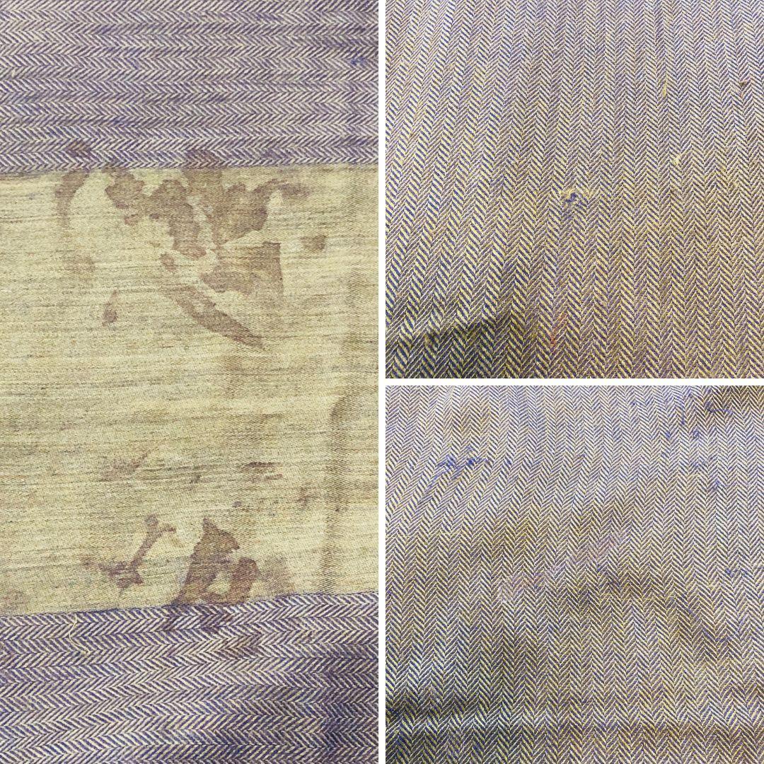 HERMES エルメス ストール ショール H柄 モスグリーン系 タグ切れ