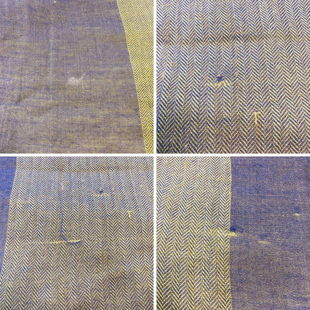 HERMES エルメス ストール ショール H柄 モスグリーン系 タグ切れ