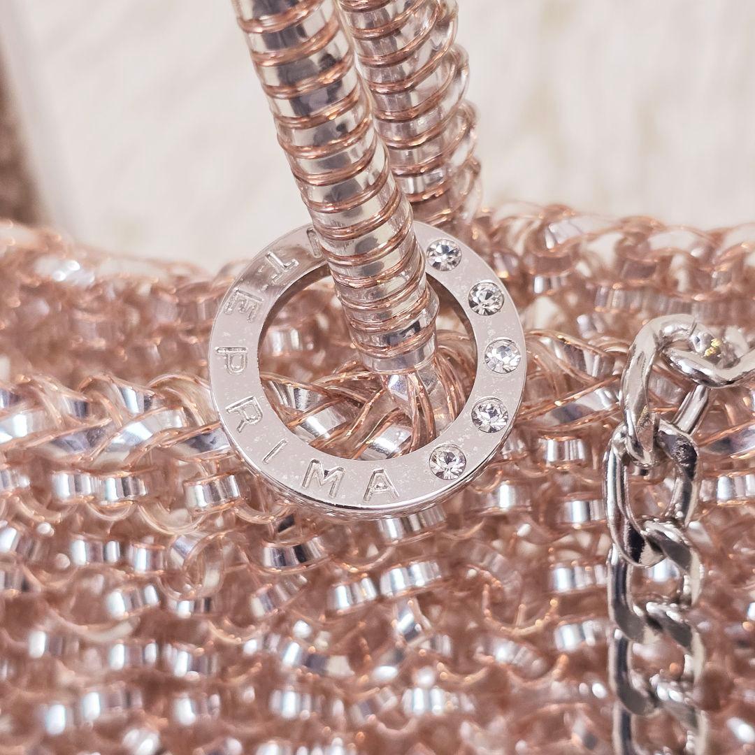 きつねちゃん様✨アンテプリマ ローズ シルバー ミディアム ショルダーバッグ