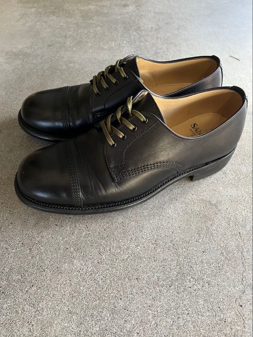 サンダース2545BOW B.G.S. DERBY SHOE ワクシーレザー