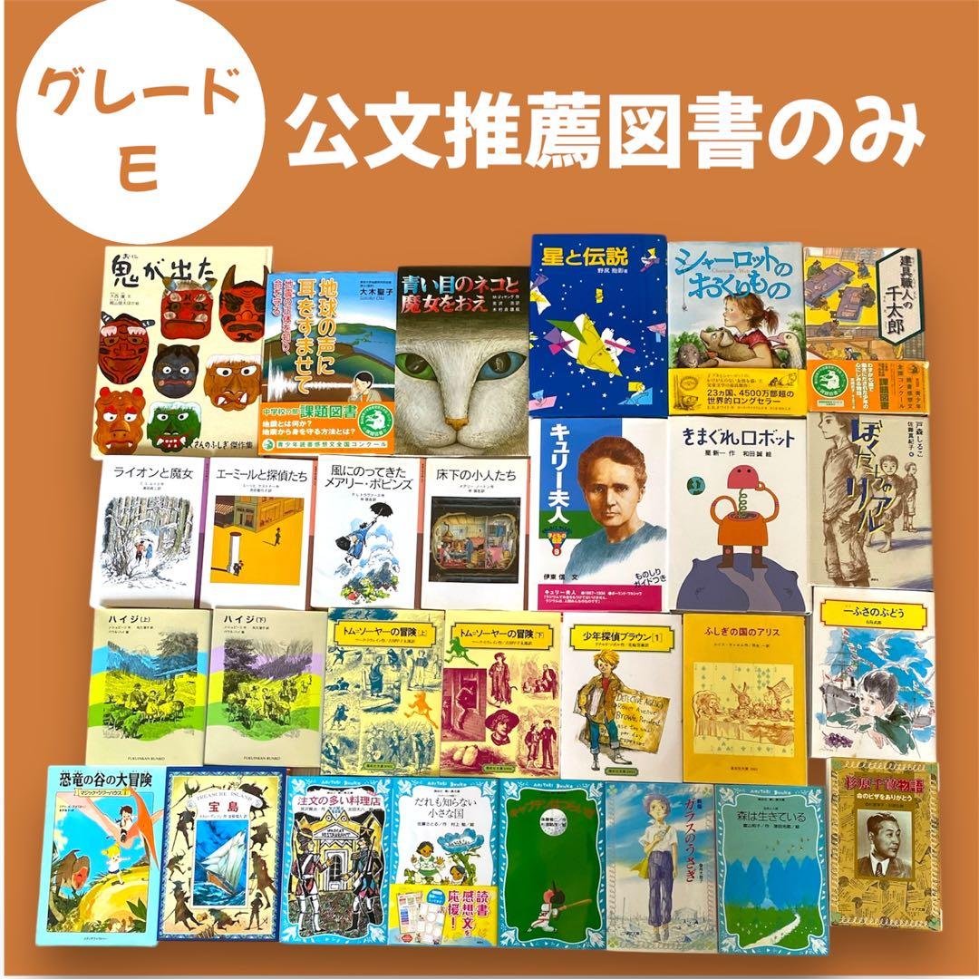 公文推薦図書のみ グレードE 小学校高学年 児童書 絵本 福音館書店 受験