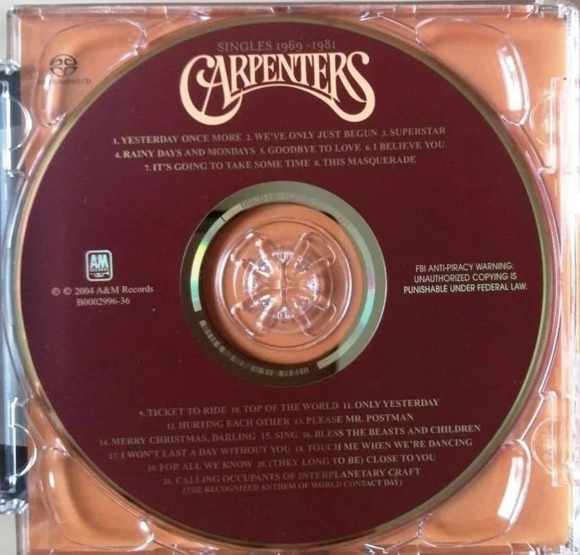 洋楽 CARPENTERS Singles 1969-1981 SACD