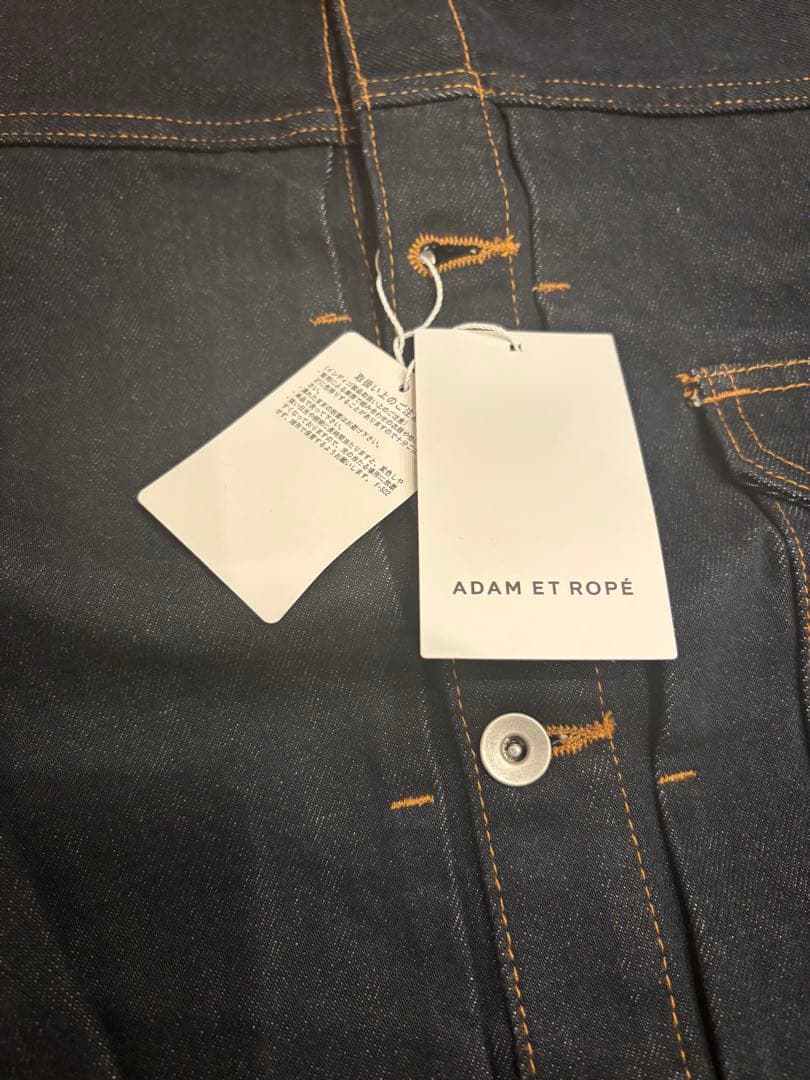 新品　アダムエロペ　サイズL デニムジャケット