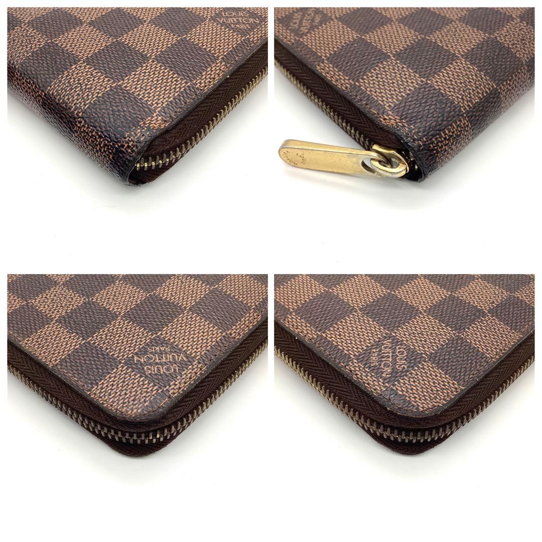 ルイヴィトン　ダミエ柄　ジッピーウォレット　正規品　メンズ　レディース