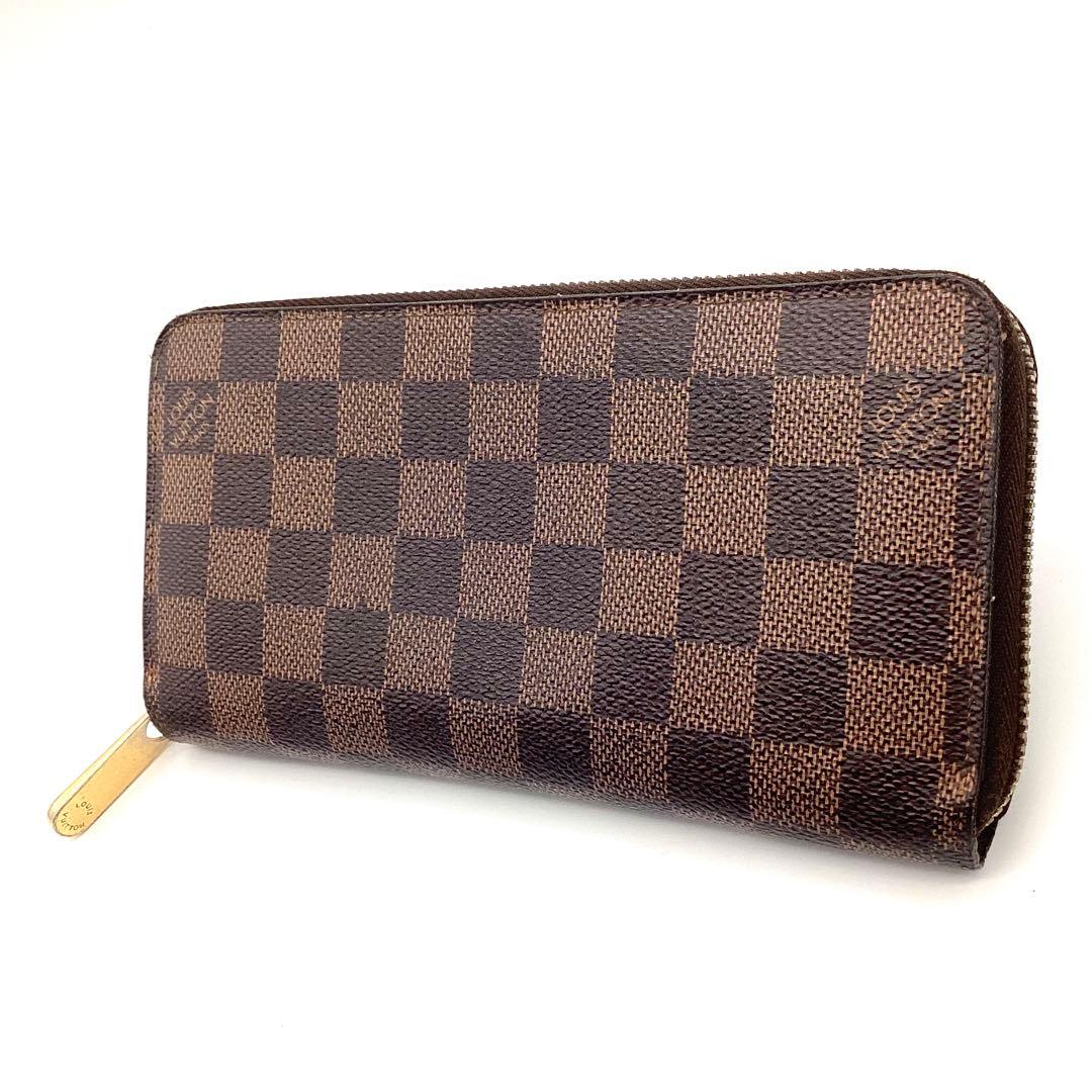 ルイヴィトン　ダミエ柄　ジッピーウォレット　正規品　メンズ　レディース