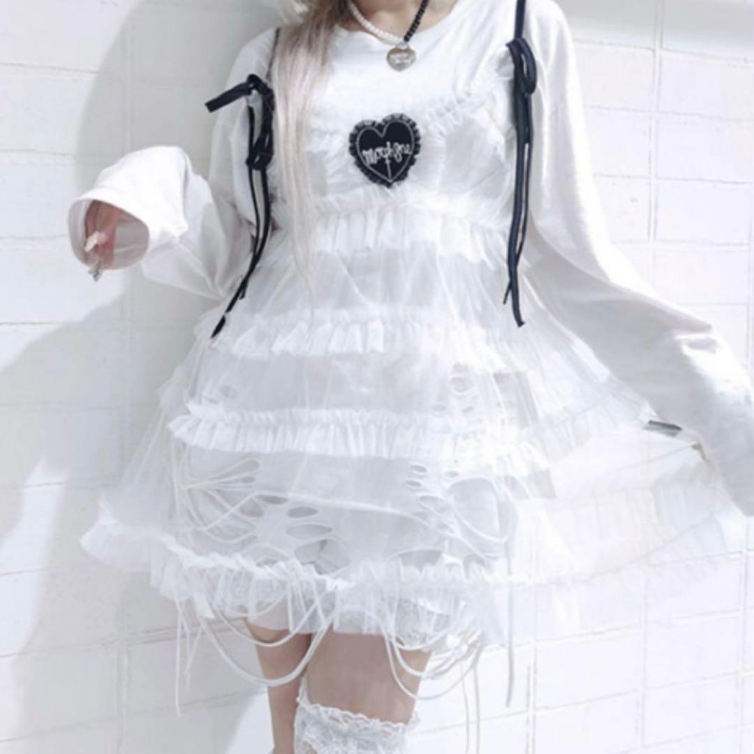 Morph8ne モルフィン クーザ チュール WHIP CREAM ワンピース