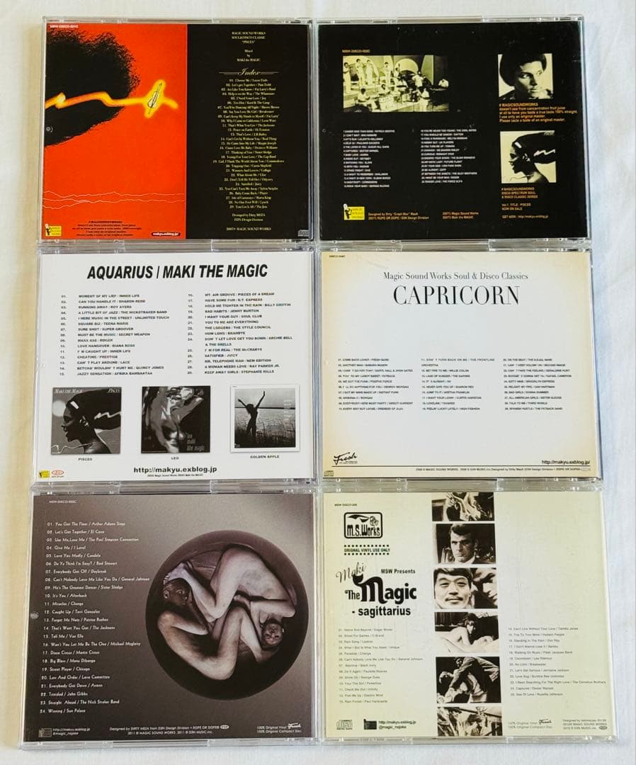 DJ Maki The Magic Disco Soul mixcd 6枚セット