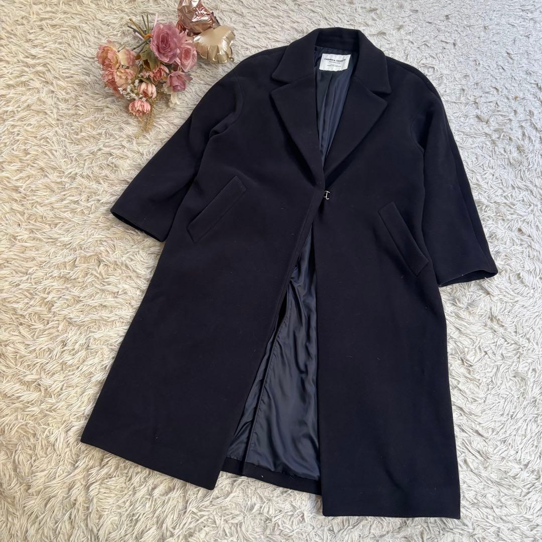 FAbRICA TESSUTI グリーンレーベル　ネイビー チェスターコー2XL