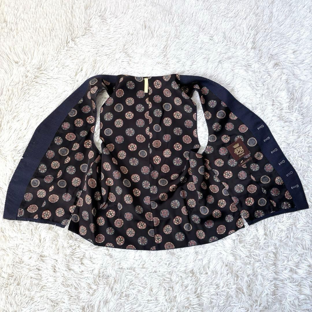 【極美品】ポールスミスコレクション　スリーピース　玉虫色　ネイビー　シルク混