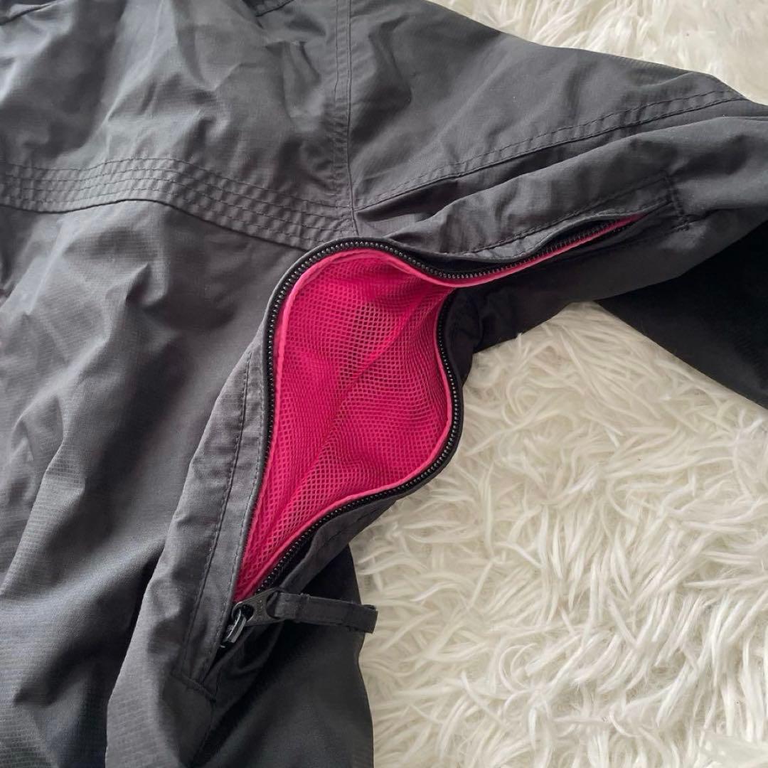 arg FILA 黒ピンク スキーウェア スノボーウェア上下セット Mレディース