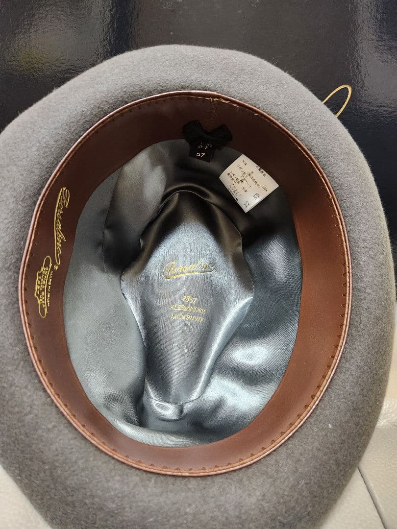 Borsalino ブラウン ハット