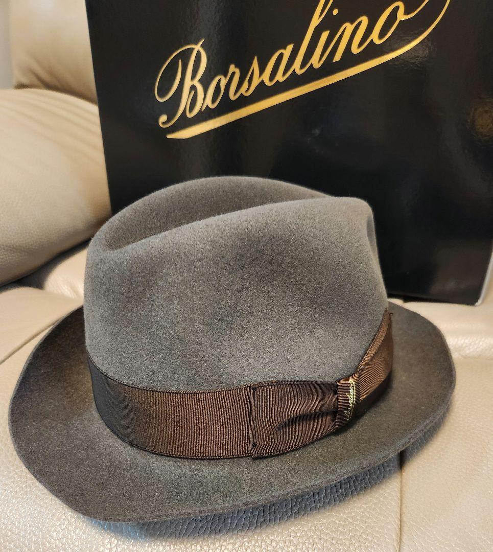 Borsalino ブラウン ハット