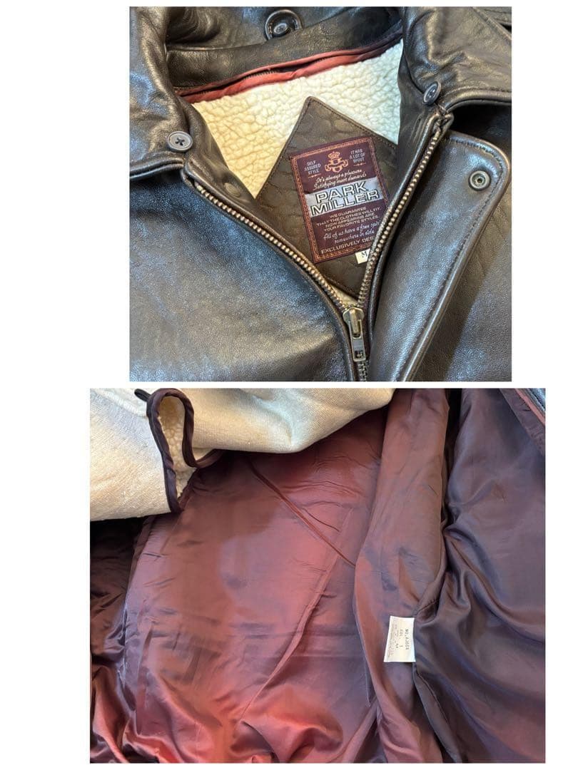 G-1 リアルレザー　羊革　ムートン　ボアライナー　フライトジャケット