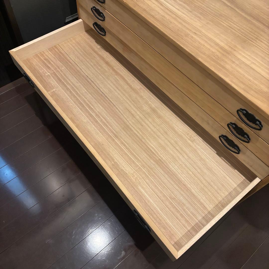 【お値打ち価格】桐タンス 幅99cm 7段 引出し 完成品 日本製