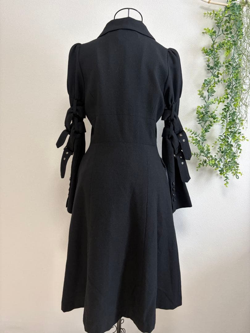 BPN BLACK PEACE NOW ゴシック トレンチコート アシンメトリー