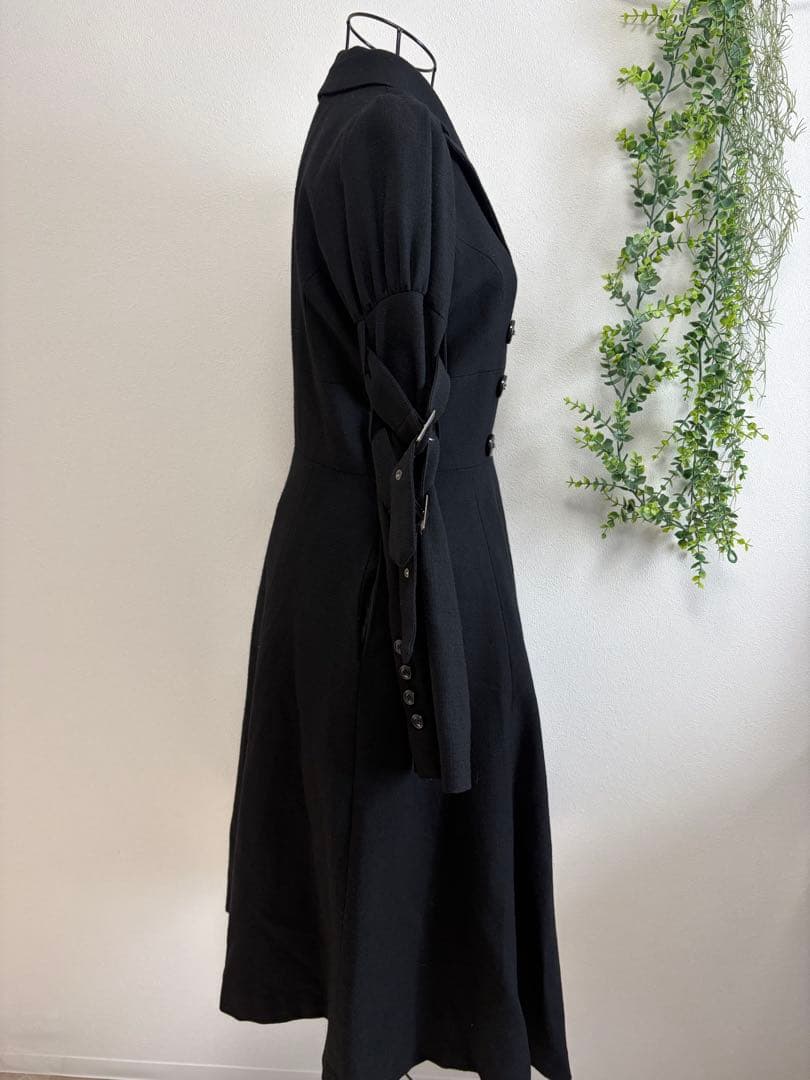 BPN BLACK PEACE NOW ゴシック トレンチコート アシンメトリー