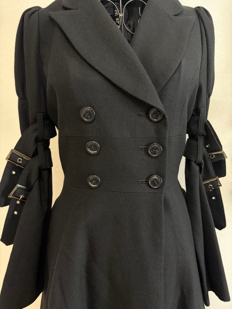 BPN BLACK PEACE NOW ゴシック トレンチコート アシンメトリー