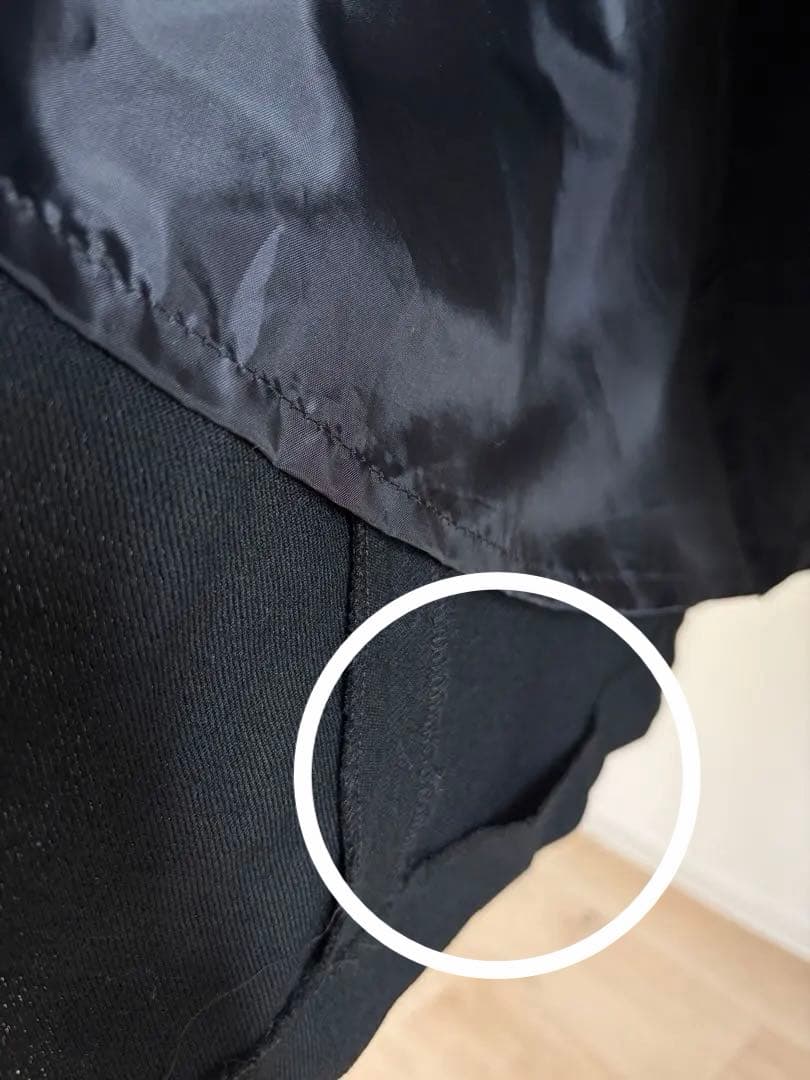 BPN BLACK PEACE NOW ゴシック トレンチコート アシンメトリー