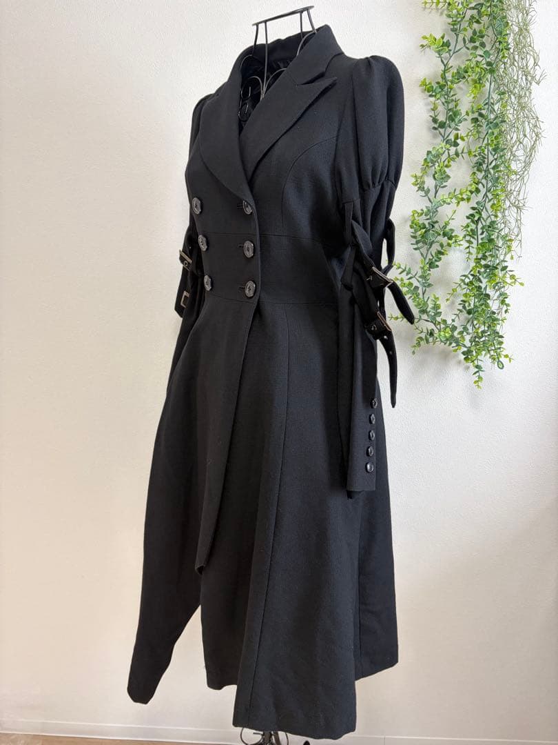 BPN BLACK PEACE NOW ゴシック トレンチコート アシンメトリー