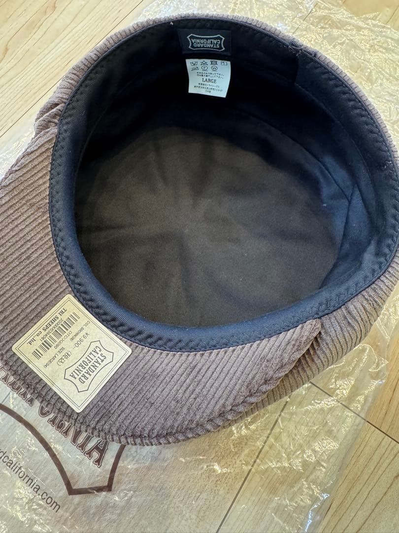 STANDARD CALIFORNIA ニュースボーイキャップ　Lサイズ