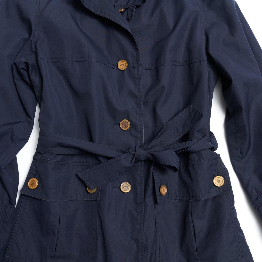 HERMES ネイビー トレンチコート ヴィンテージ size:40