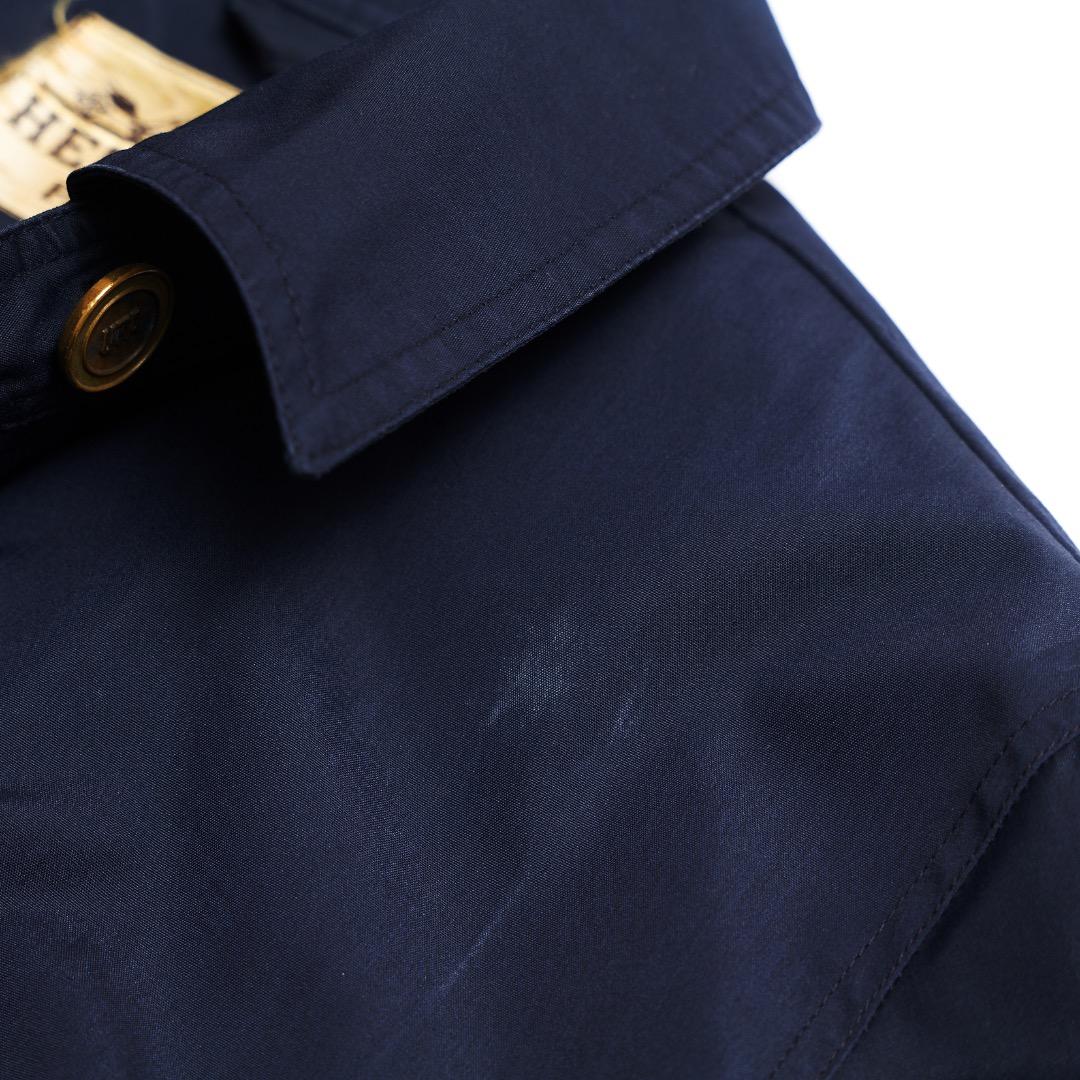 HERMES ネイビー トレンチコート ヴィンテージ size:40