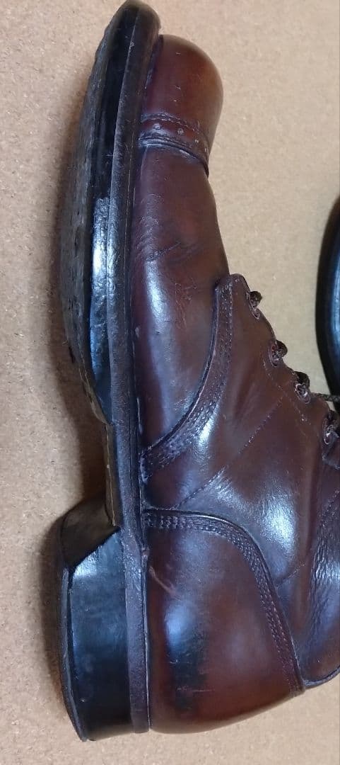 【WW2 米軍実物】空挺部隊ジャンプブーツ コーコラン社製 バーガンディ