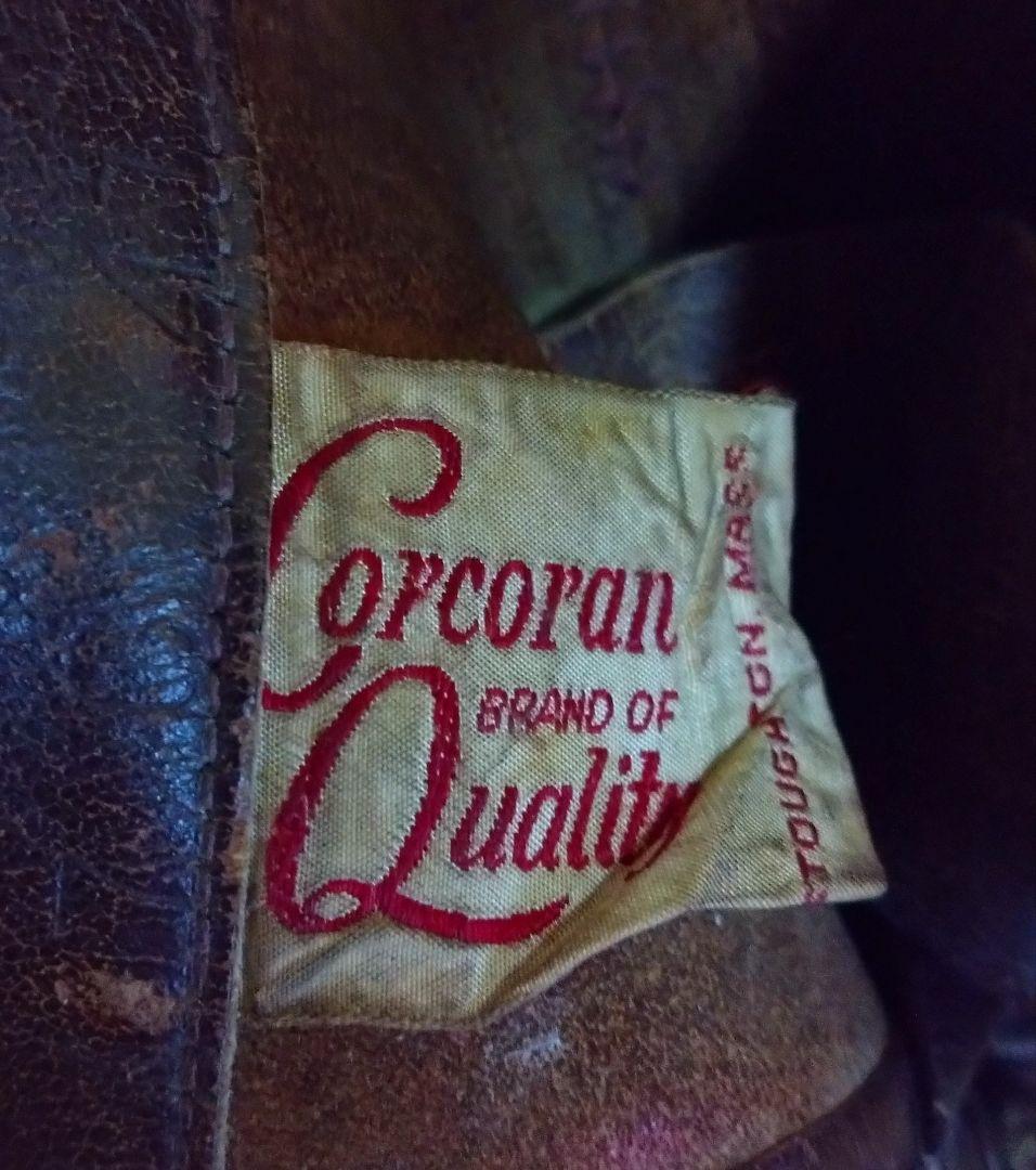 【WW2 米軍実物】空挺部隊ジャンプブーツ コーコラン社製 バーガンディ